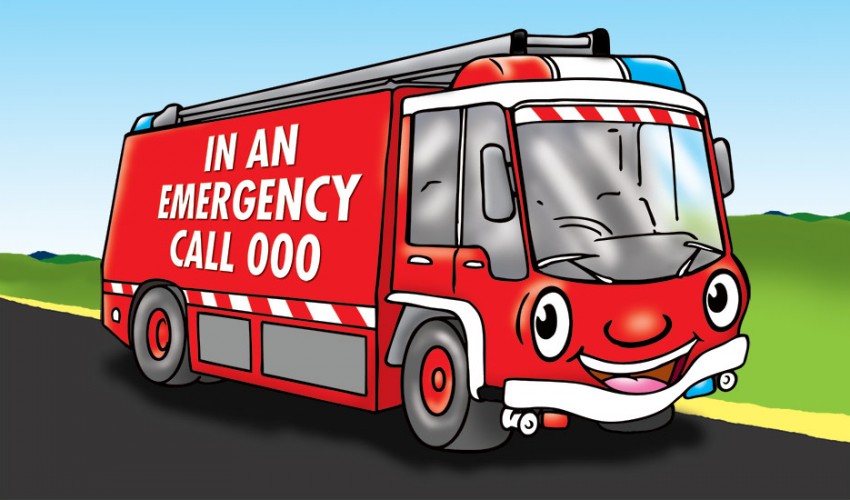 Emergency Services Postcard